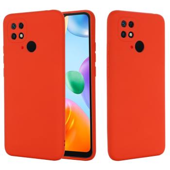 RUBBER Ochranný kryt Xiaomi Redmi 10C červený