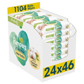 PAMPERS Obrúsky vlhčené Harmonie New Baby Plastic Free 24 x 46 ks