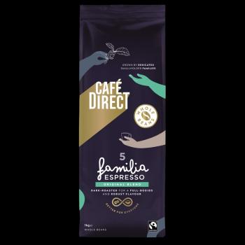 CAFÉDIRECT Espresso zrnková káva 1 kg