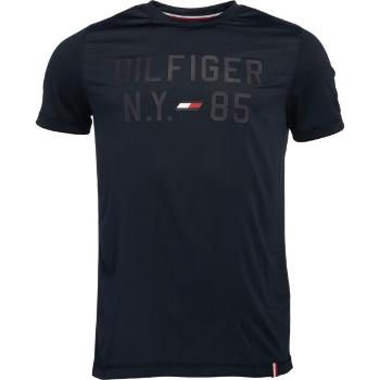 Tommy Hilfiger GRAPHIC S/S TRAINING TEE Férfi póló, sötétkék, méret