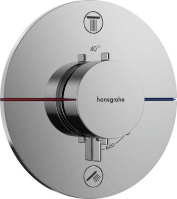 Sprchová a vaňová batéria Hansgrohe ShowerSelect Comfort S bez podomietkového telesa chróm 15554000