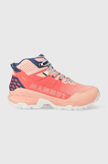 Topánky Mammut Sertig II Mid GTX dámske, oranžová farba