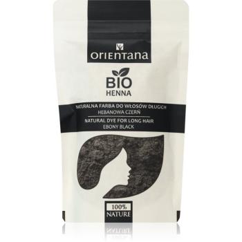 Orientana Bio Henna Natural Dye permanentná farba na vlasy odtieň Ebony Black 100 g