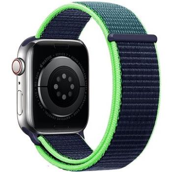 Eternico Airy na Apple Watch 38 mm/40 mm/41 mm Night Blue and Green edge (AET-AWAY-NiBlG-38)