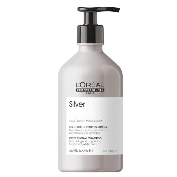 L´Oréal Professionnel Strieborný šampón pre sivé a biele vlasy Magnézium Silver ( Neutral ising Shampoo For Grey And White Hair ) 500 ml