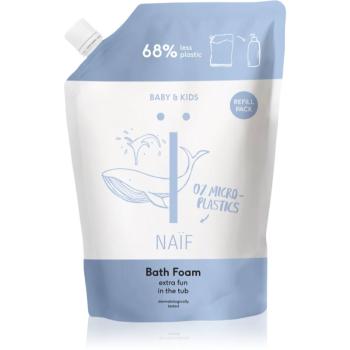 Naif Baby & Kids Bath Foam relaxačná pena do kúpeľa náhradná náplň 500 ml