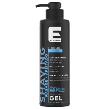 Elegance Earth transparentný gél na holenie 500 ml