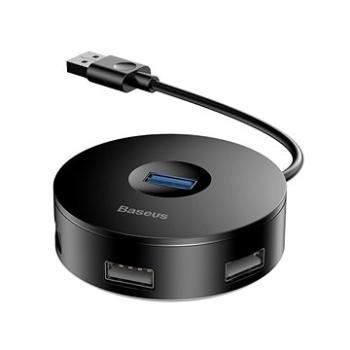 Baseus round box HUB adaptér 10 cm, Black (CAHUB-F01)