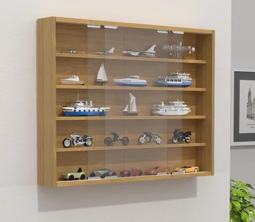 VCM Nástěnná vitrína Agisa L, buk