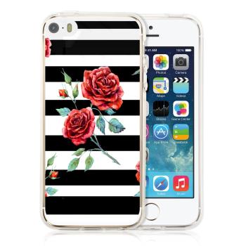 MY ART kryt Apple iPhone 5 / 5S / SE BLACK AND WHITE (034) (034)