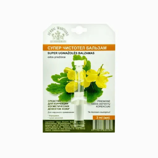 Extra účinný lastovičník - kozmetický prípravok na bradavice - 3 ml - Herbal Traditions