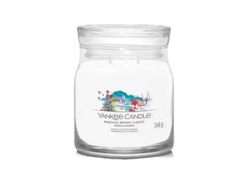 Yankee Candle Aromatická sviečka Signature sklo stredná Magical Bright Lights 368 g