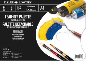 Daler Rowney 404211400 Maliarska paleta A4 40 ks