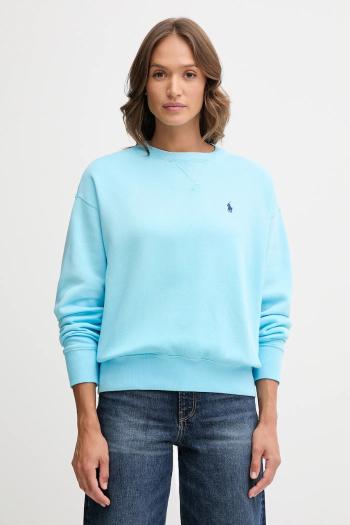 Bavlnená mikina Polo Ralph Lauren tyrkysová farba, jednofarebná, 211972697
