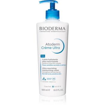 Bioderma Atoderm Créme Ultra vyživujúci telový krém pre normálnu až suchú citlivú pokožku bez parfumácie Bottle with Pump 500 ml