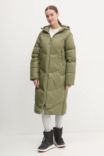 Páperová bunda Burton dámska, zelená farba, zimná, 243281