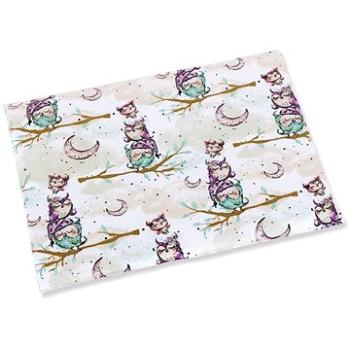 Bellatex pre dojča 42 × 32 cm – tenký – sovička na konári (6337)