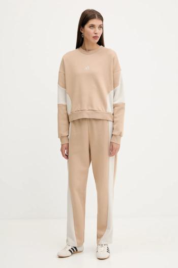 Tepláková súprava adidas Laziday béžová farba, JX0544