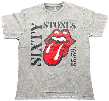 The Rolling Stones Tričko Sixty Vertical Unisex Grey S