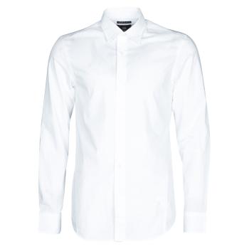 G-Star Raw  DRESSED SUPER SLIM SHIRT LS  Košele s dlhým rukávom Biela