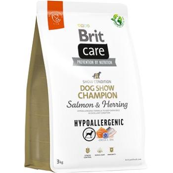 Brit Care Dog Hypoallergenic s lososom a sleďom Dog Show Champion 3 kg (8595602559114)