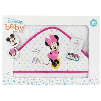 INTERBABY osuška froté Minnie, bielo-ružová (8435440390251)