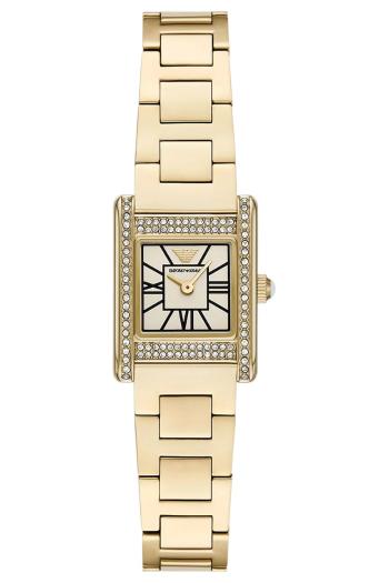 Hodinky Emporio Armani MINI GENNI dámske, zlatá farba, AR11663