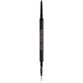 Makeup Revolution Precise Brow Pencil precízna ceruzka na obočie s kefkou odtieň Brown 0.05 g