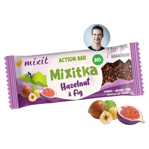 MIXIT Action mixitka Adama Ondra figa a lieskový oriešok BIO 34 g