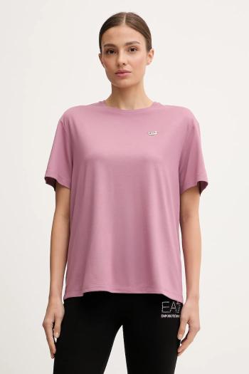 Tričko EA7 Emporio Armani dámske, ružová farba, AF13919.7W000189