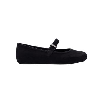 Melissa  Soft Ballerina Velvet Fem - Black  Balerínky/Babies Čierna