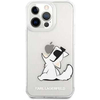 Karl Lagerfeld PC / TPU Choupette Eat Kryt na Apple iPhone 13 Pro Max Transparent (3666339029081)