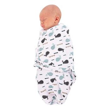 Bo Jungle B-Wrap Small (3,2 – 6,4 kg), Ocean Whales (1703731725004)