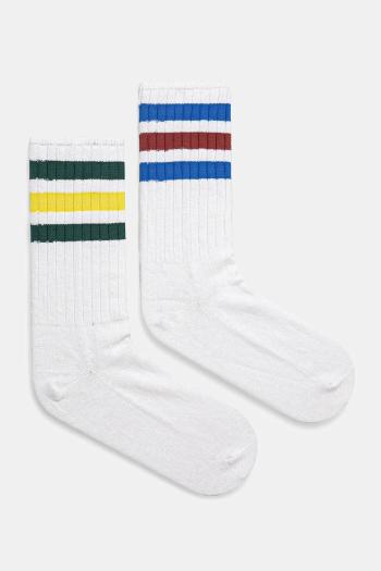 Ponožky adidas Originals 2-pak biela farba, JC8622