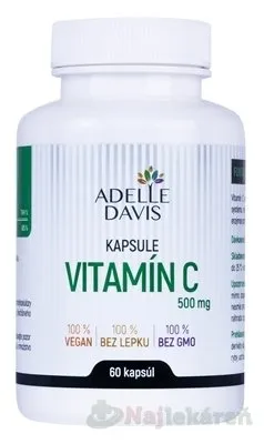 Adelle Davis Vitamín C 500 mg 60 kapsúl