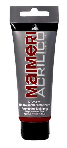 MAIMERI ACRILICO - Akrylové farby 253 - permanent red deep, 0,075 L