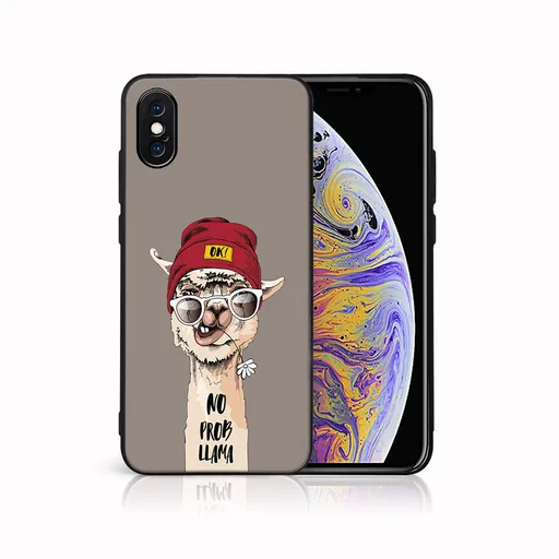 MY ART Ochranný kryt pre Apple iPhone X / XS PROBLLAMA (187)