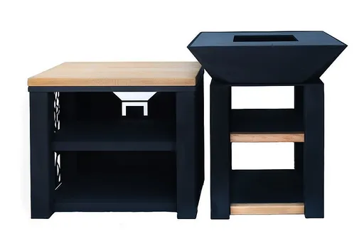 Set grilovacie ohnisko servírovací stôl Master