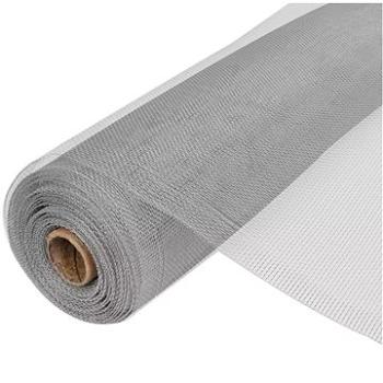 Sieť proti hmyzu, hliník, 100 × 1 000 cm, strieborná
