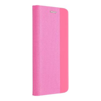 Forcell Sensitive Xiaomi Redmi Note 14 4G (Global) oldalra nyíló flip tok, rózsaszín