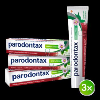 PARODONTAX Zubná pasta Herbal Fresh 3 x 75 ml