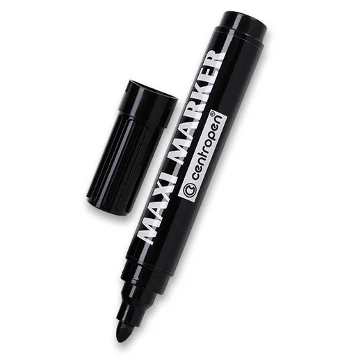 Značkovač Centropen 8936 Maxi Marker permanent čierny valcový hrot 2-4mm