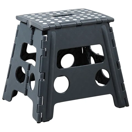 Kesper 70538 Skladacia stolička, sivá, 36,5 x 32 x 30 cm