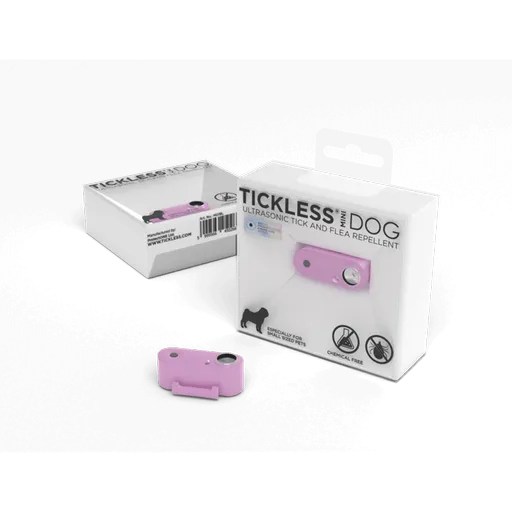 TICKLESS MINI DOG dobíjateľný ultrazvukový odpudzovač kliešťov a bĺch pre psov - fialový