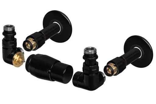 HOPA - CLASSIC-SET, rohový ventil (Z2) - Farba - Čierna , Variant - Ľavá RDCLASSICSETLB