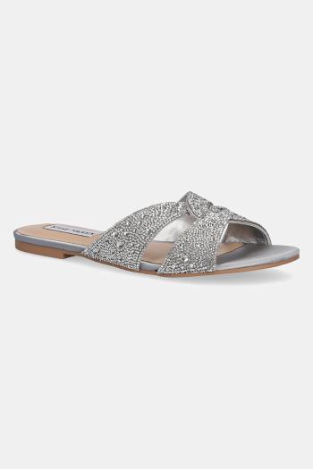 Šľapky Steve Madden Musa strieborná farba, SM11003835