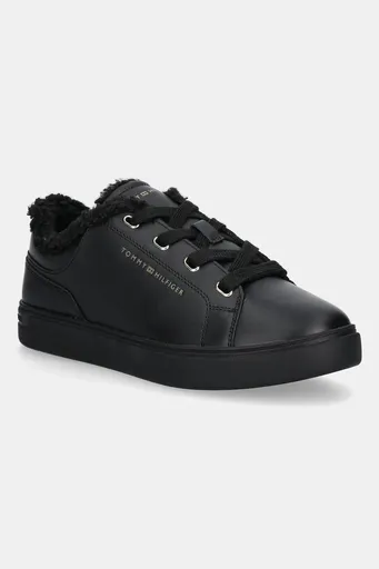 Kožené tenisky Tommy Hilfiger CASUAL CUPSOLE SNEAKER WL