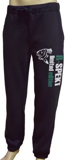 R-spekt tepláky carper black-veľkosť l