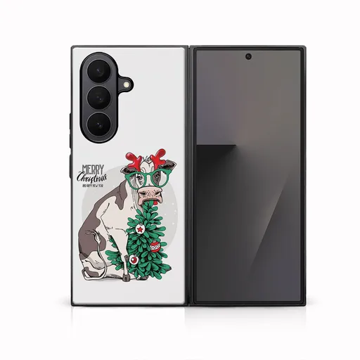 MY ART Kryt s vianočným dizajnom Samsung Galaxy Z Fold7 5G MERRY CHRISTMAS (074)