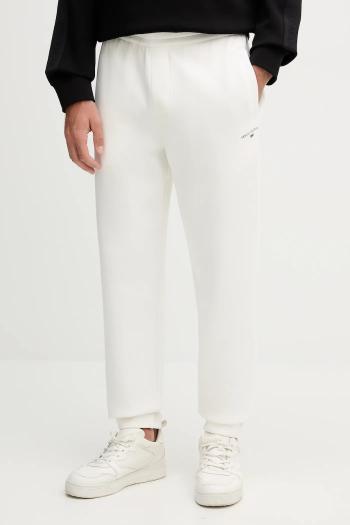 Tepláky Armani Exchange béžová farba, s potlačou, XM000978 AF10818